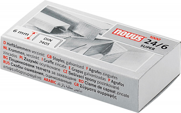 Novus Super Heftklammern 24/6
