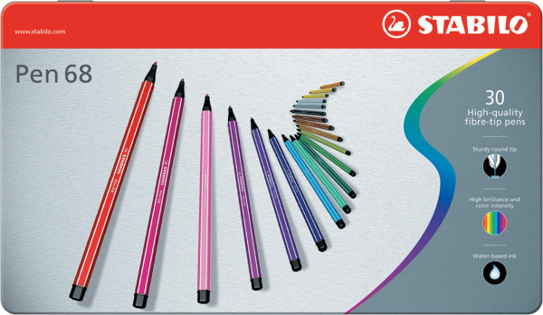 Stabilo Pen 68 Filzstift-Set