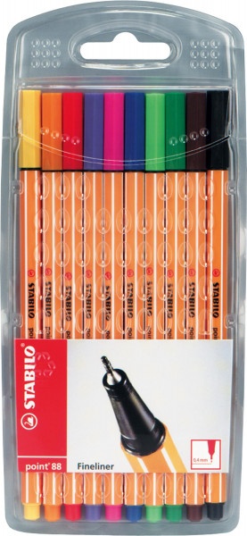 Stabilo Point 88 Fineliner-sæt