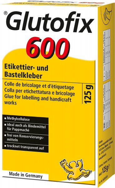  Glutofix 600 Etiketterings-/hobbylim