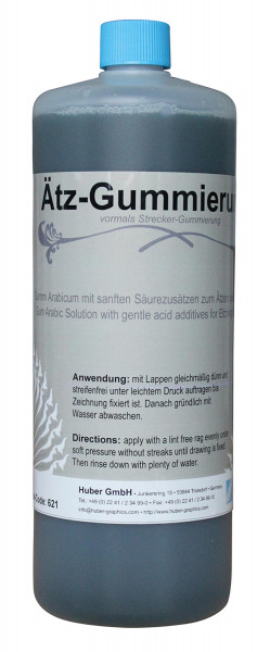 Huber Ätzgummierung