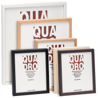 Schwarz, Weiß, Nussbraun + Wengé | Quadro GWR