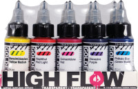 Golden High Flow Acrylics Transparent Colors Set