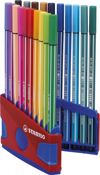 Stabilo Pen 68 Color Parade Sortiment in Box